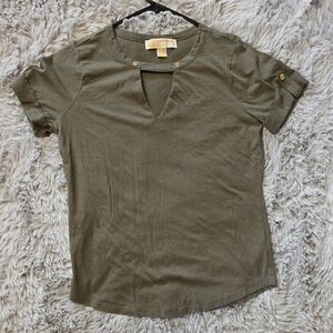 Michael Kors Olive Short Sleeve Tee
